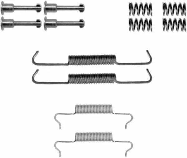 Textar Parking Brake Shoes Accessory Fitting Kit Rear Axle 97036100 - image 4