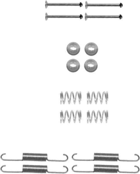 Textar Parking Brake Shoes Accessory Fitting Kit Rear Axle 97036200 - image 3