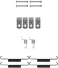 Textar Parking Brake Shoes Accessory Fitting Kit Rear Axle 97036700 thumbnail