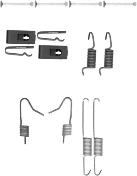 Textar Parking Brake Shoes Accessory Fitting Kit Rear Axle 97036900 - image 3