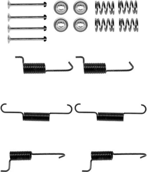 Textar Parking Brake Shoes Accessory Fitting Kit Rear Axle 97037700 - image 3