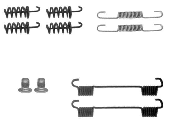 Textar Parking Brake Shoes Accessory Fitting Kit Rear Axle 97038300 - image 3