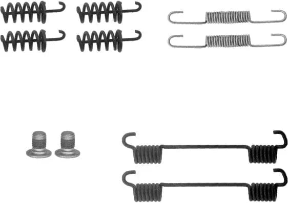 Textar Parking Brake Shoes Accessory Fitting Kit Rear Axle 97038300 - image 4