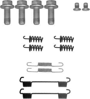 Textar Parking Brake Shoes Accessory Fitting Kit Rear Axle 97039600 - image 3