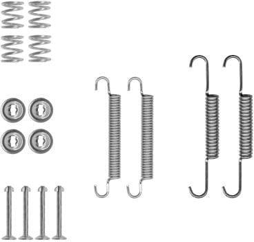 Textar Parking Brake Shoes Accessory Fitting Kit Rear Axle 97043000 - image 4