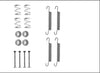 Textar Parking Brake Shoes Accessory Fitting Kit Rear Axle 97043400 thumbnail