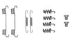 Textar Parking Brake Shoes Accessory Fitting Kit Rear Axle 97047300 thumbnail