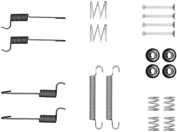 Textar Parking Brake Shoes Accessory Fitting Kit Rear Axle 97048200 - image 4