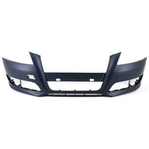 Fits Audi A3 3/5 Door Hatchback 2008-2012, Cabriolet 2008-2013 Front Bumper Primed Not For S Line No Sensor Or Washer Holes