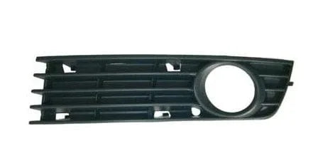 Fits Audi A4 2001-2005 Front Bumper Fog Grille Passenger Side With Hole Closed Type - image 2