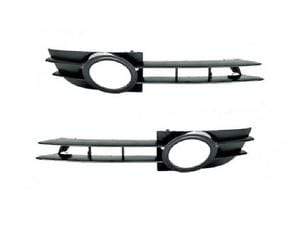 AD1490 Audi A6 2005-2008 Pair-Left & Right Front Bumper Fog Grille With Fog Hole Diesel