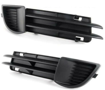 Fits Audi A3 2004-2008 Front Bumper Fog Grille No Lamp Hole Pair Left & Right - tradevehicleparts.co.uk