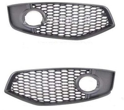Fits Audi A3 S3 2006-2008 Front Bumper Fog Grille With Lamp Hole Pair Left & Right - tradevehicleparts.co.uk