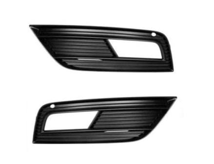 AD1517 Audi A4 2012-2015 Front Bumper Fog Grille Pair Left & Right With Hole