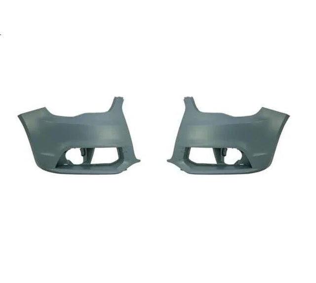 Fits Audi A1 2010-2014 Front Bumper Corner End Primed Without Washer Or Sensor Hole Standard Models Pair Lh+Rh - image 2