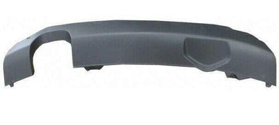 Fits Audi A1 2010-2015 Rear Bumper Spoiler Mat Black Single Exhaust Twin Pipe Standard Models - tradevehicleparts.co.uk