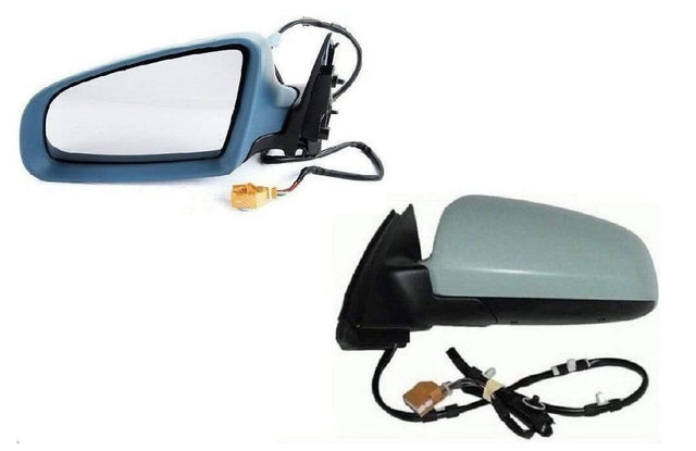 Fits Audi A4 2001-2008 Door Wing Mirror Electric Heated Primed Cover Passenger Side - image 2