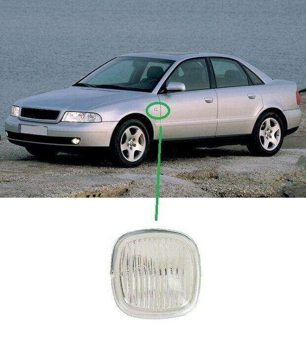 AD5083A Audi A4 1995-1999 Front Wing Indicator Clear Lens Passenger & Driver Side