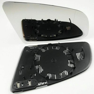 Fits Audi A4 2005-2008 Door Wing Mirror Glass Driver Side Saloon - tradevehicleparts.co.uk