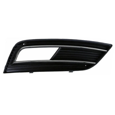 Fits Audi A4 2012-2015 Front Bumper Fog Grille With Fog Hole Estate Driver Side - tradevehicleparts.co.uk