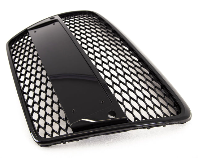 Fits Audi A6 S6 2008-2011 Front Main Grille Gloss Black Honeycomb Sport Badgeless - image 3