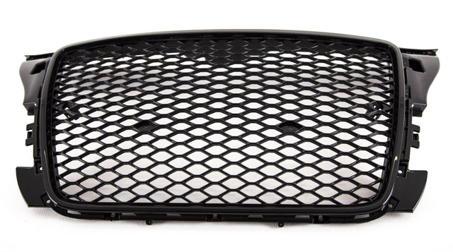 Fits Audi A3 S3 2008-2012 Front Main Grille Gloss Black Honeycomb Sport Badgeless - image 2