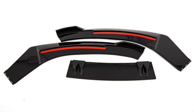 Fits Audi TT 2008-2014 Front Bumper Spoiler Black For Standard Models - image 4