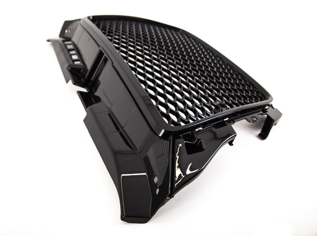 Fits Audi A3 S3 2008-2012 Front Main Grille Gloss Black Honeycomb Sport Badgeless - image 2