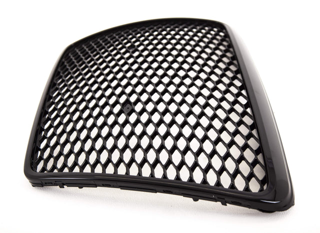 Fits Audi A6 C6 2004-2009 Front Main Grille Gloss Black Honeycomb Sport Badgeless - image 2