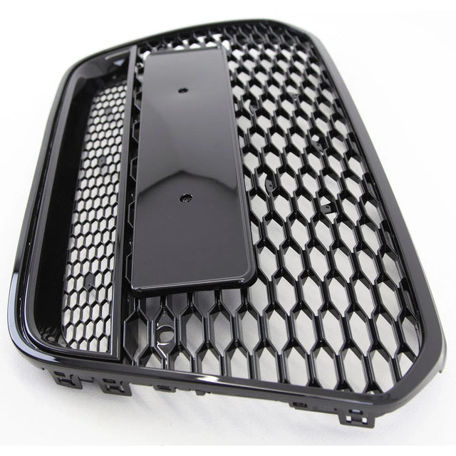 Fits Audi A6 S6 C7 2011-2015 Front Bumper Grille Honeycomb Gloss Black Sport - image 5