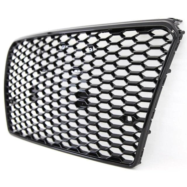 Fits Audi A7 S7 2010-2014 Front Bumper Grille Honeycomb Gloss Black Sport - image 3