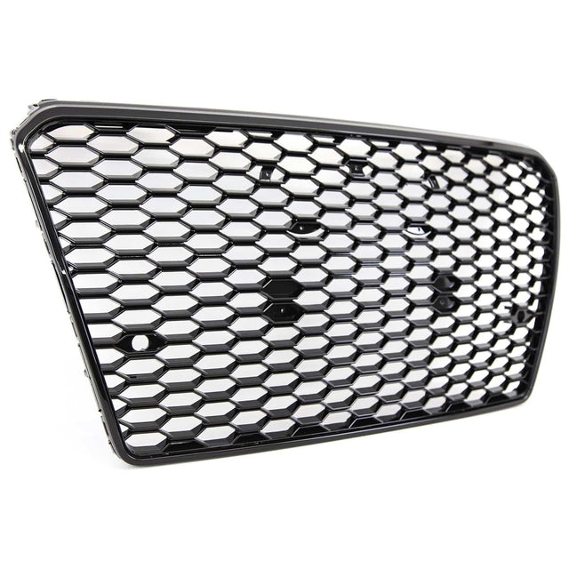 Fits Audi A7 S7 2010-2014 Front Bumper Grille Honeycomb Gloss Black Sport - image 4