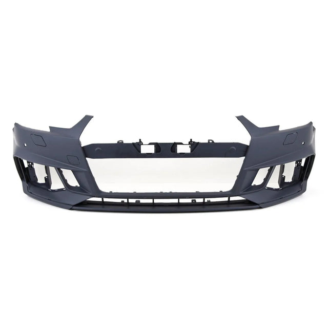 Fits Audi A4 B9 Facelift 2015-2018 Front Bumper Bodykit With Honeycomb Grilles Sport - image 3