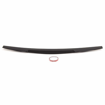 Fits Audi A4 B8 2008-2011 Rear Trunk Boot Lip Spoiler Gloss Black M4 Style - tradevehicleparts.co.uk