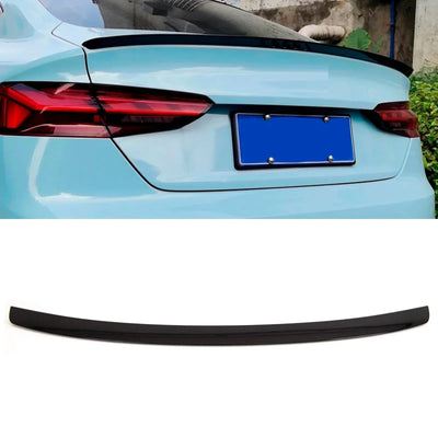 Fits Audi A5 S5 RS5 Sportback 2017- Rear Trunk Boot Lip Spoiler Gloss Black - tradevehicleparts.co.uk