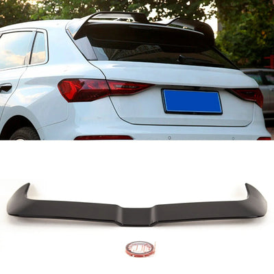 Fits Audi A3 S3 RS3 8Y Sportback 2020- Rear Roof Boot Spoiler 'RS3 Look' - Oettinger Style Gloss Black - tradevehicleparts.co.uk