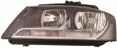 Fits Audi A3 Hatchback 2008-2012 Headlight Headlamp Halogen With Motor Passenger Side - tradevehicleparts.co.uk
