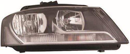 AD8012A Audi A3 Cabriolet 2008-2013 Headlight Headlamp Halogen With Motor Driver Side