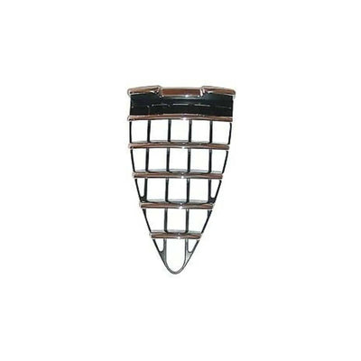 Fits Alfa Romeo 147 2001-2005 Front Main Grille Black With Chrome - tradevehicleparts.co.uk