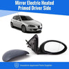 Fits Alfa Romeo 147 2001-2010 Door Wing Mirror Electric Heated Primed Cover Driver Side thumbnail