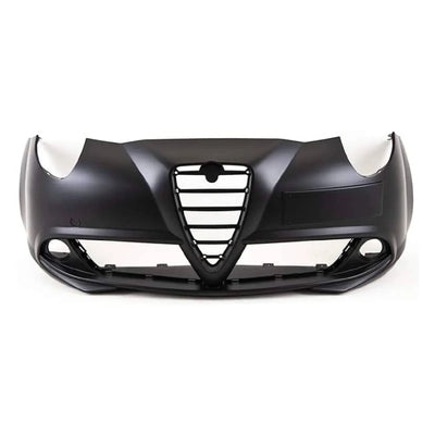 Fits Alfa Romeo Mito 2009-2016 Front Bumper Primed With Tow Eye Cover - tradevehicleparts.co.uk