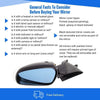 Fits Alfa Romeo Mito 2009- Door Wing Mirror Heated Electric Primed W/Temp Sens Passenger Side thumbnail