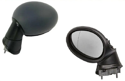 Fits Mini R56 2006-2014 Door Wing Mirror Electric Heated Power Fold Primed Left Side - tradevehicleparts.co.uk