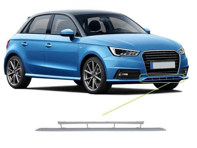 Fits Audi A1 2010-2014 Front Bumper Spoiler Lower Primed Not Quatro Black Edition S line - image 2