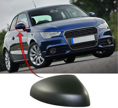 Fits Audi A1 2010-2015 Door Wing Mirror Cover Primed Driver Side - tradevehicleparts.co.uk