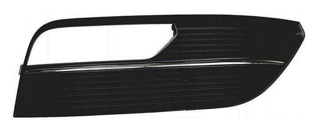 Fits Audi A3 2012-2016 Front Bumper Fog Grille Driver Side With Chrome Trim With Hole - image 2