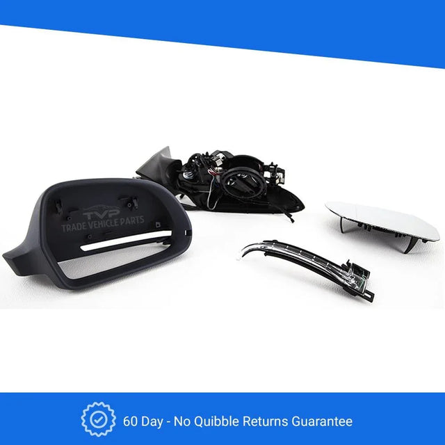 Fits Audi A3/S3 3Door 2008-2010 Door Wing Mirror Electric Heated Primed Cover Power Fold Driver Side - image 4