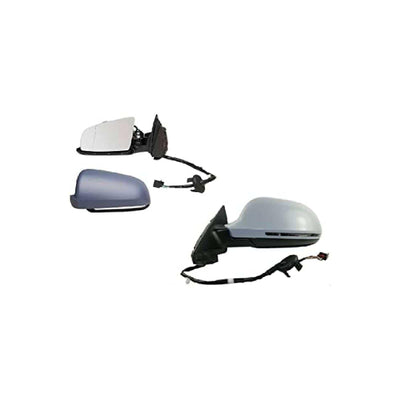 Fits Audi A3/S3 3Door 2008-2010 Door Wing Mirror Electric Heated Primed Cover Power Fold Passenger Side - tradevehicleparts.co.uk
