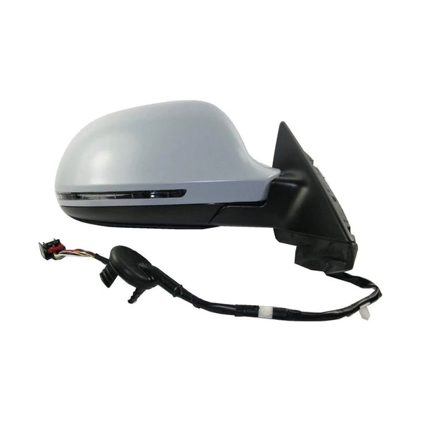 Fits Audi A3/S3 5Door 2008-2010 Door Wing Mirror Heated Electric With Lamp 8Pin Primed Driver Side