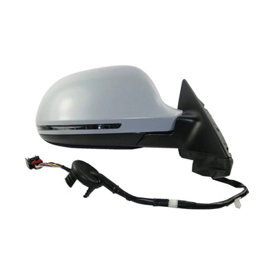 Fits Audi A3/S3 5Door 2008-2010 Door Wing Mirror Heated Electric With Lamp 8Pin Primed Driver Side - tradevehicleparts.co.uk